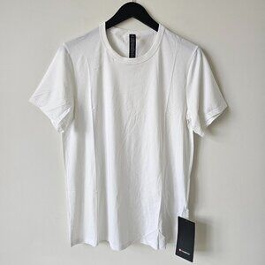 NWT LULULEMON WHT White Fundamental T Short Sleeve Shirt Top Men's Large